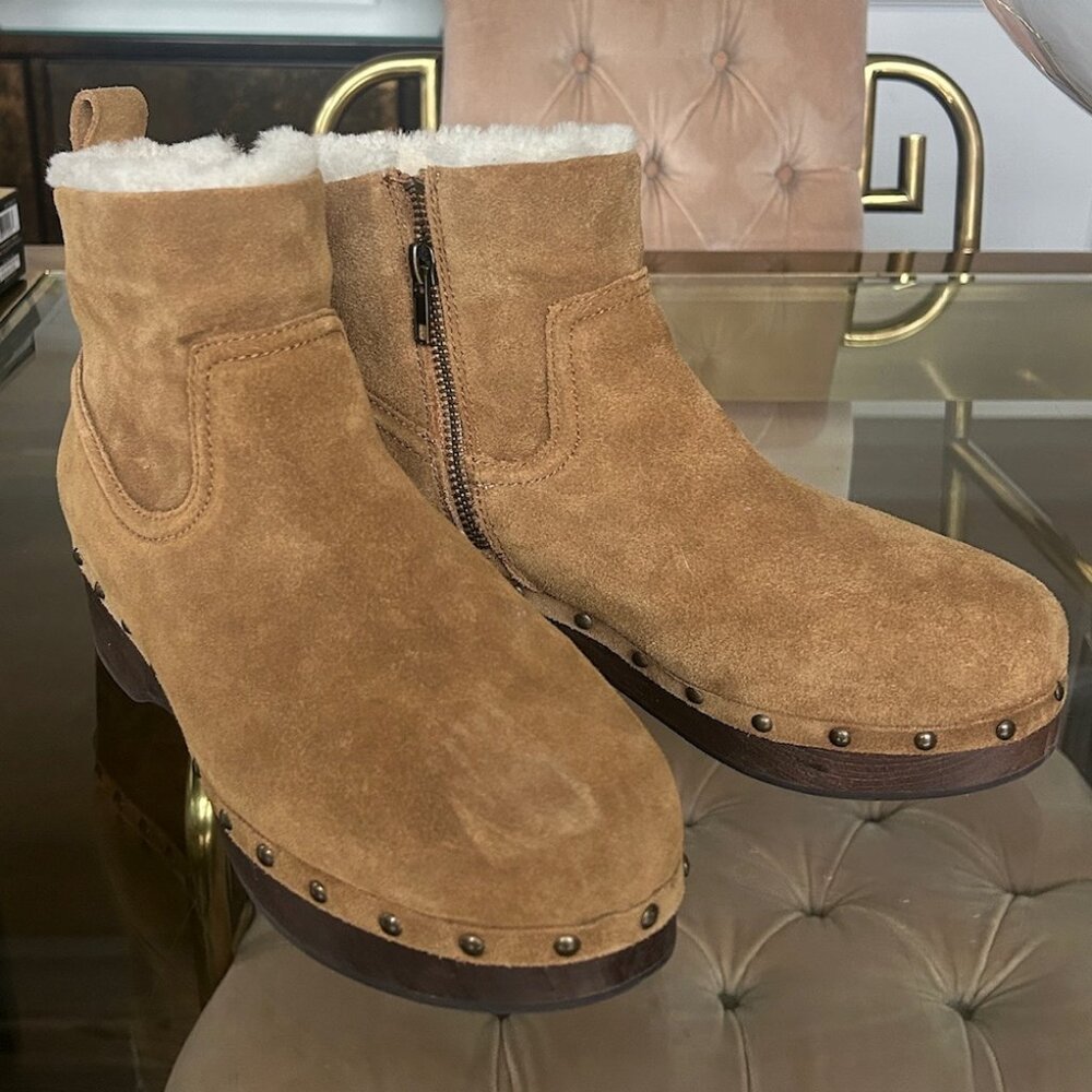 Madewell Marceline Clog Shearling Boot